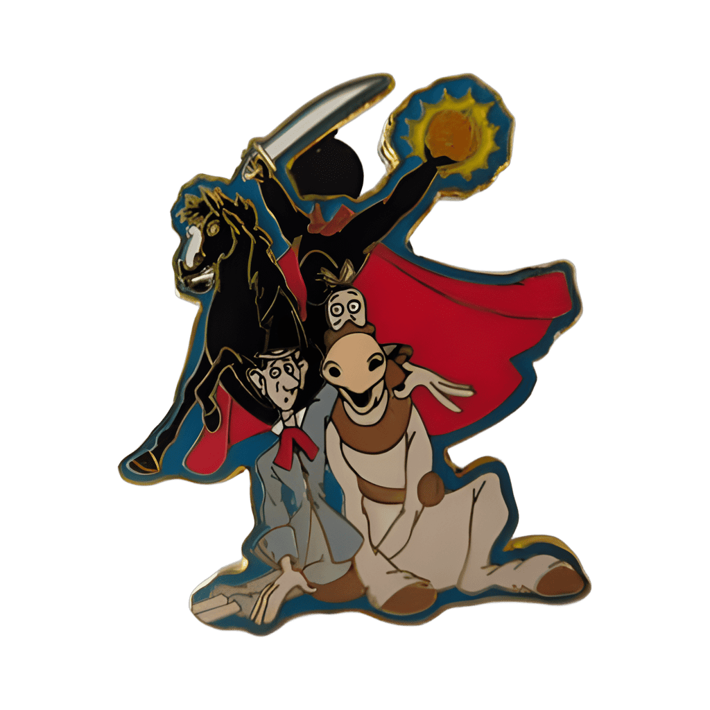 Headless Horseman and Ichabod Crane Disney pin
