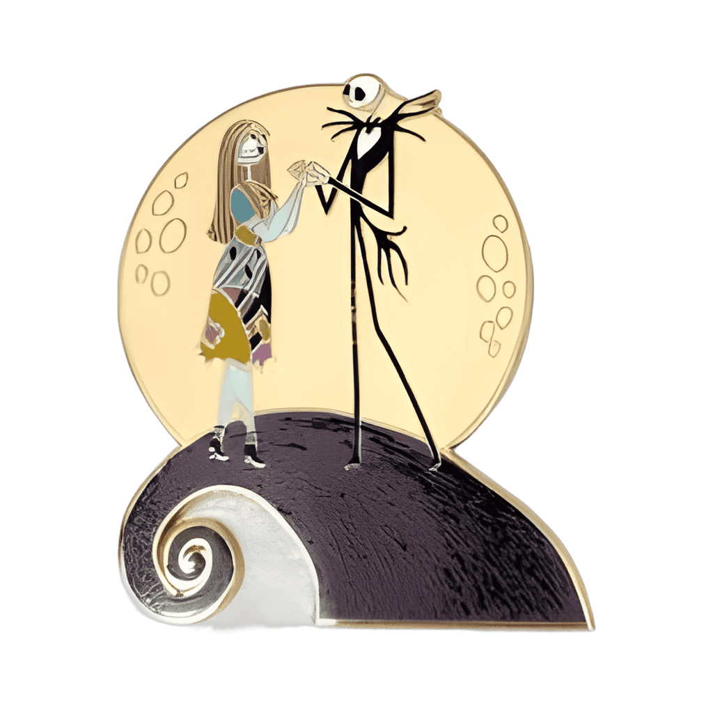 Jack and Sally Disney pin