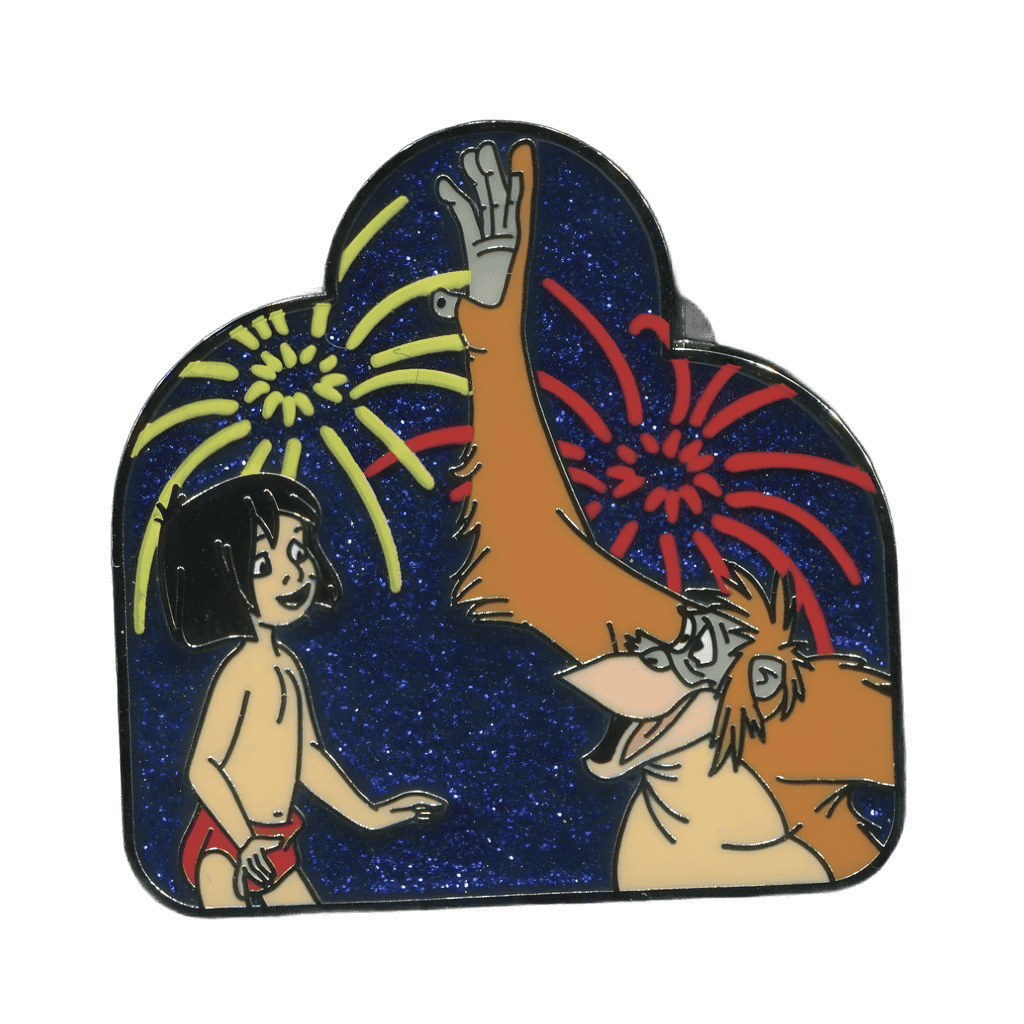 Mowgli and King Louie Disney pin