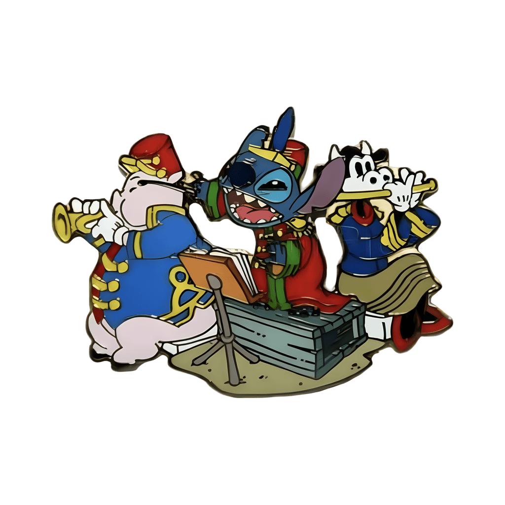 Stitch as a bandleader Disney pin