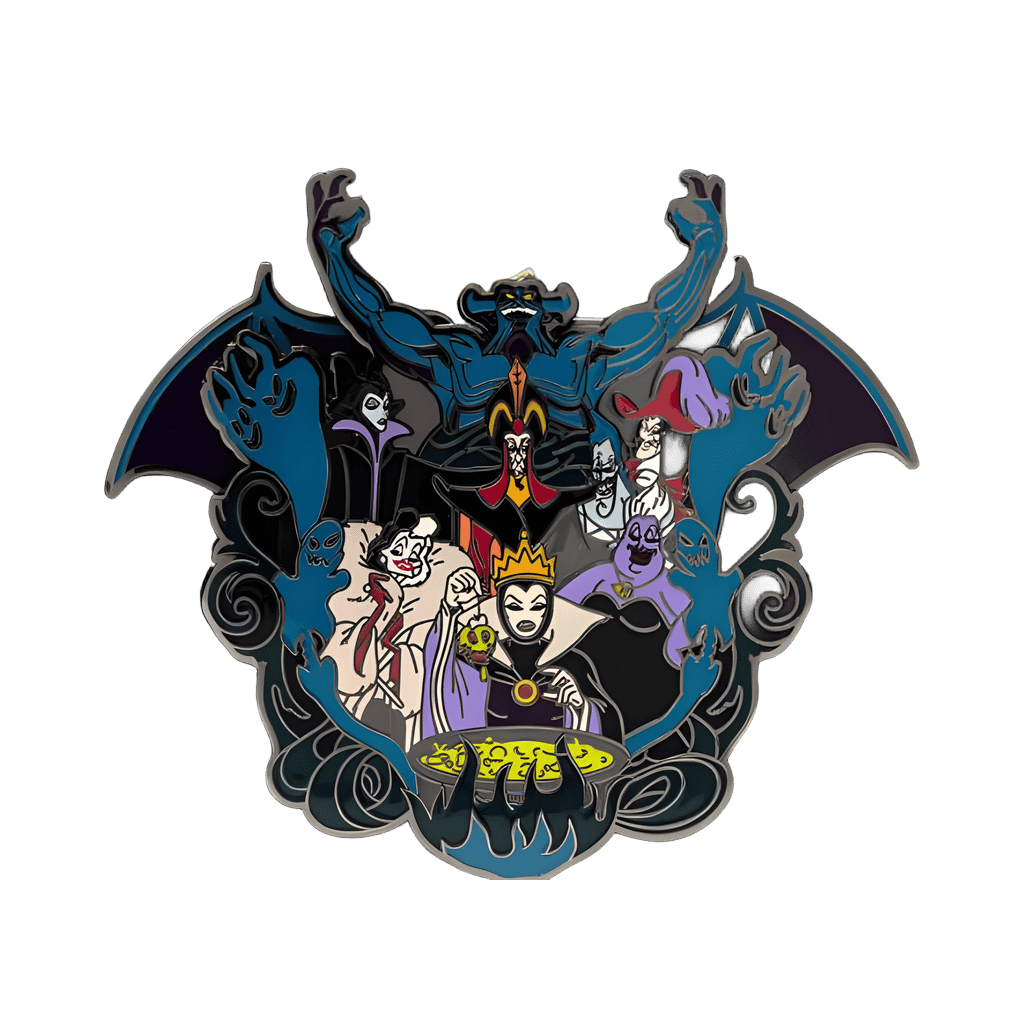 Villains and Cauldron Disney pin