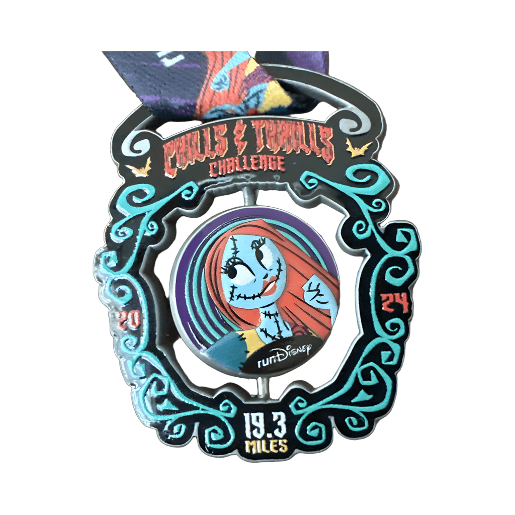 Chills and Thrills Challenge ‘24 Spinner Medal Disney pin