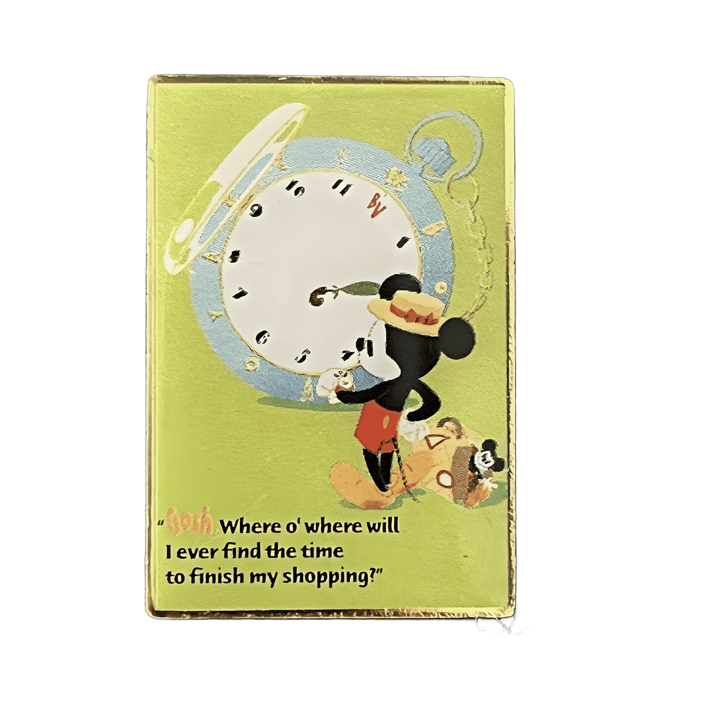 Mickey Mouse Watching Clock Disney pin