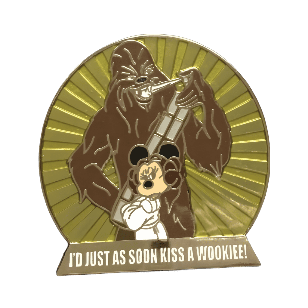 Minnie Mouse - I'd Just as Soon Kiss a Wookie Disney pin