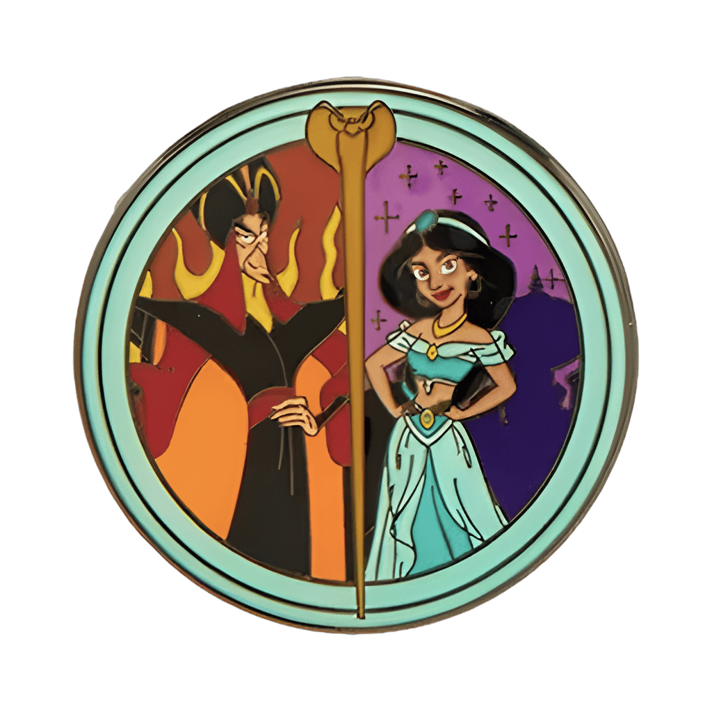 Jafar and Jasmine Disney pin