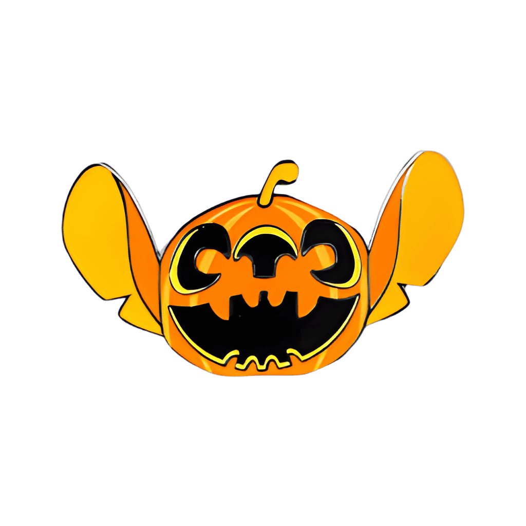 Stitch Pumpkin Disney pin