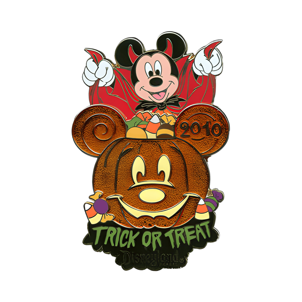 Vampire Mickey Pop-Up Pumpkin Disney pin