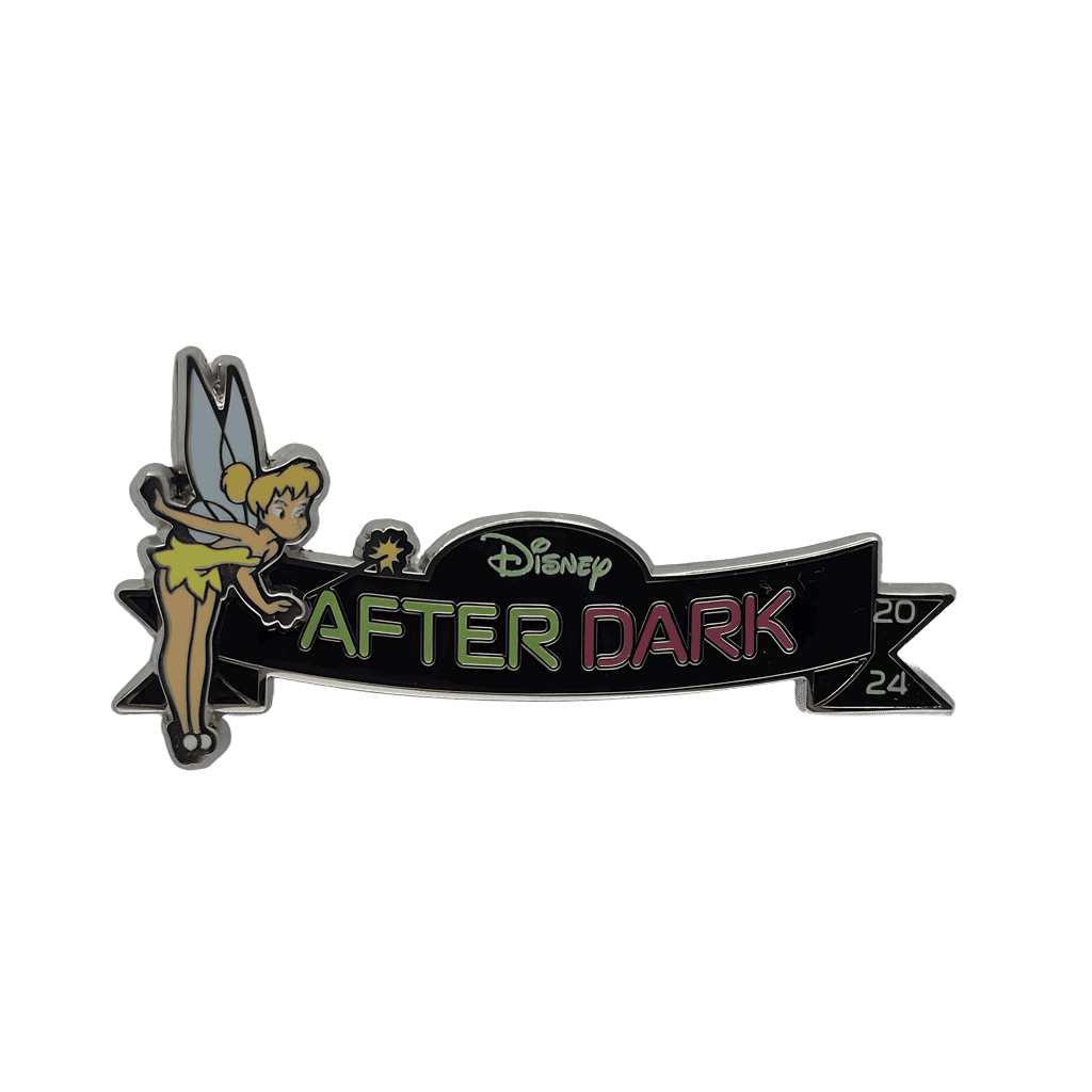 Tinker Bell with Logo Banner Disney pin