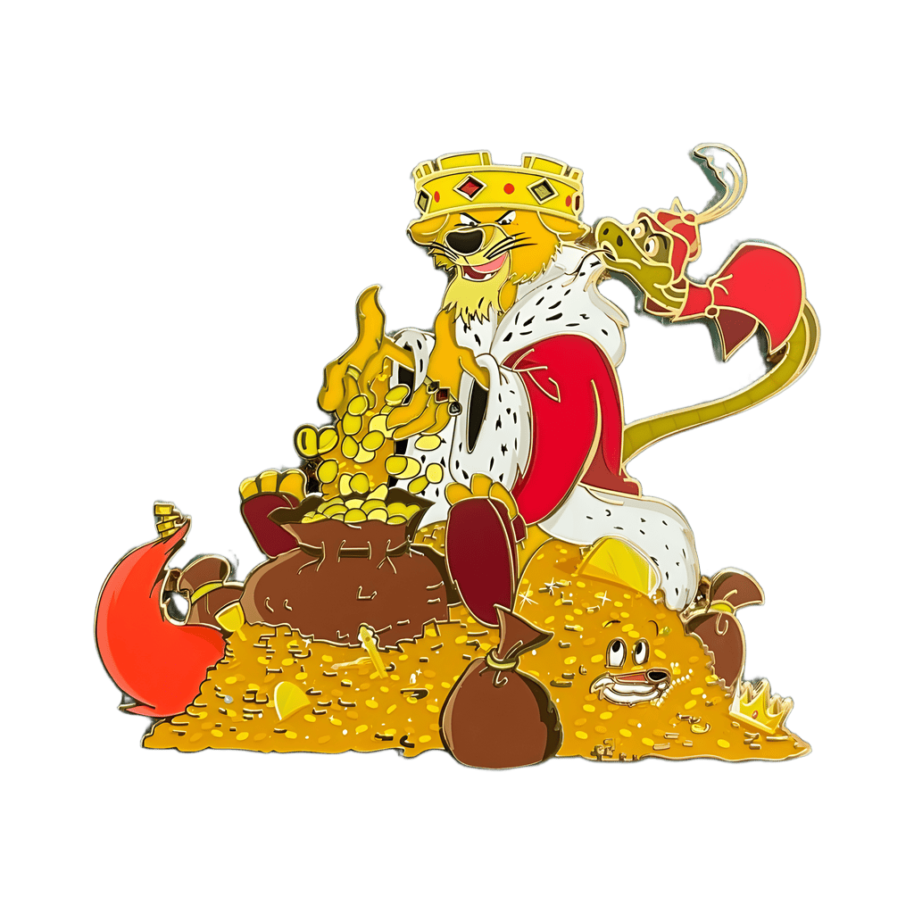 Prince John, Sir Hiss and Robin Hood Disney pin
