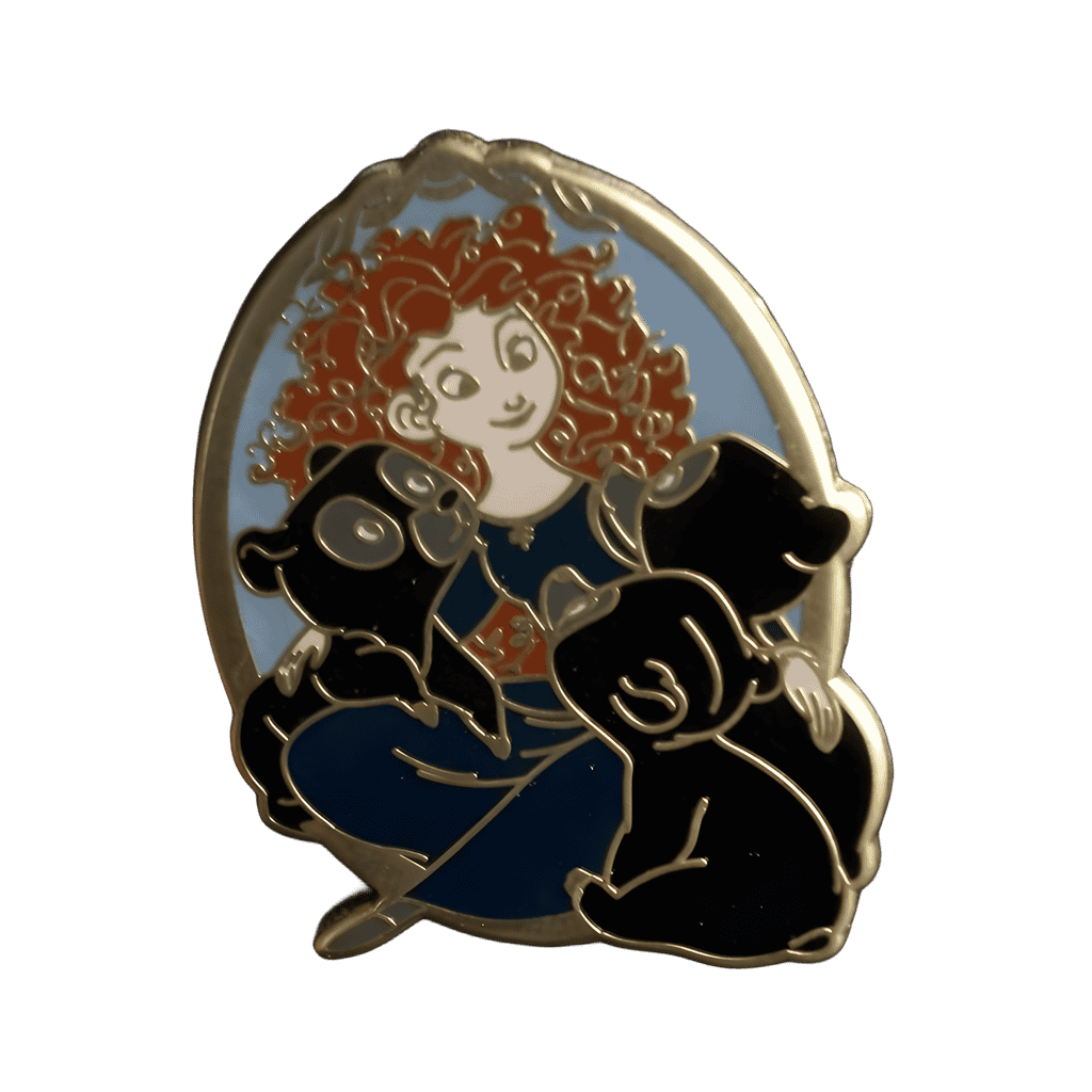 Merida with Triplet Cubs Disney pin