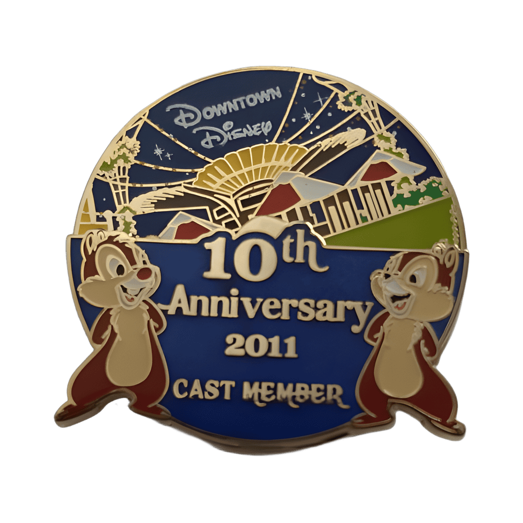 10th Anniversary Downtown Disney & Grand Californian (Spinner) Disney pin