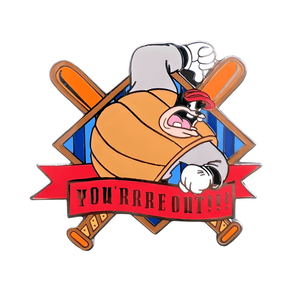 Umpire Pete - You'rrre Out!!! Disney pin
