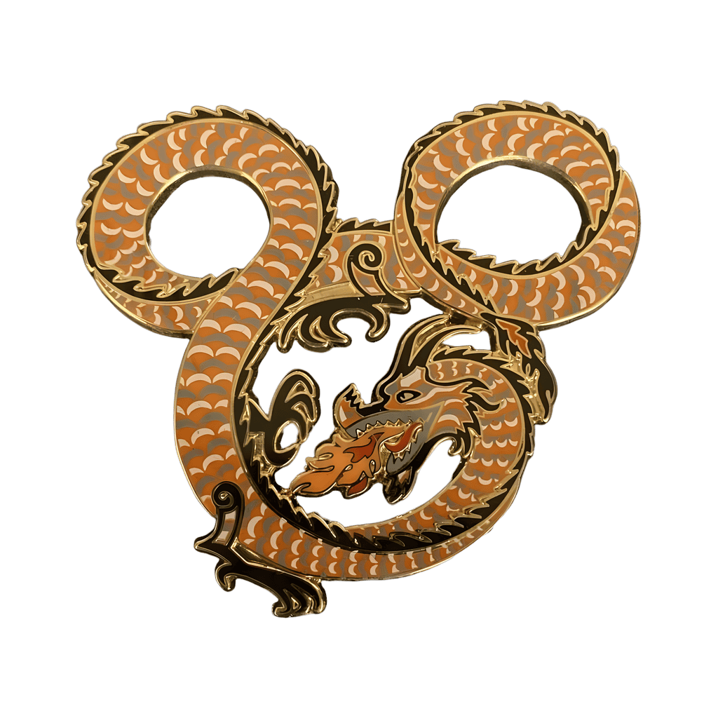 Orange Disney pin