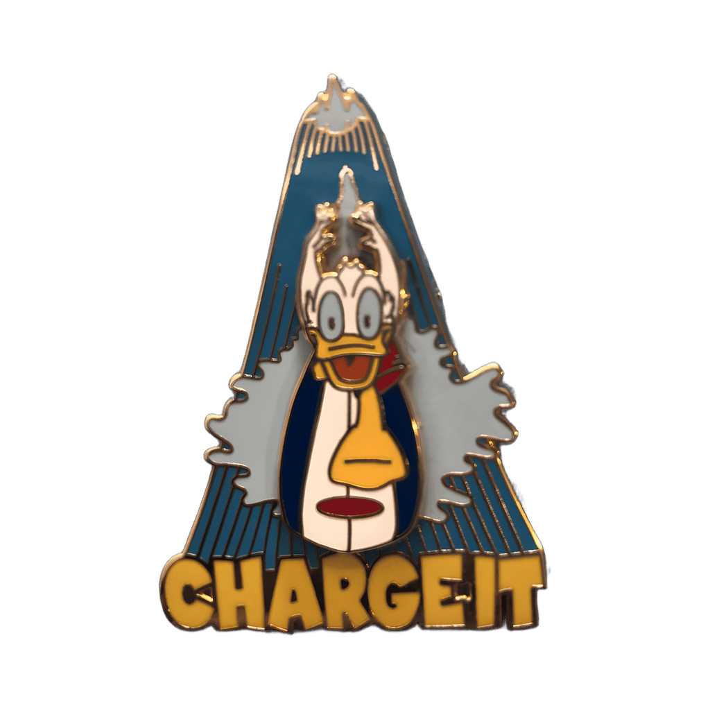 DLR - Charge It Surfing Donald Duck 3D Disney pin