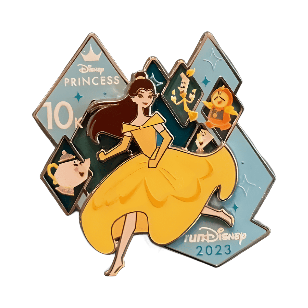 Belle 10K Disney pin