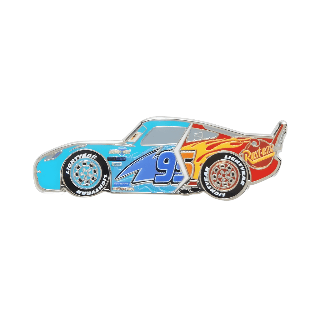 Lightning McQueen Dinoco Blue Disney pin