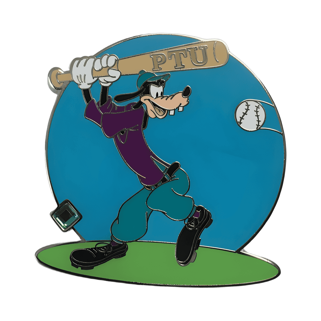 Pin Trading University - Goofy Playing Baseball Disney pin
