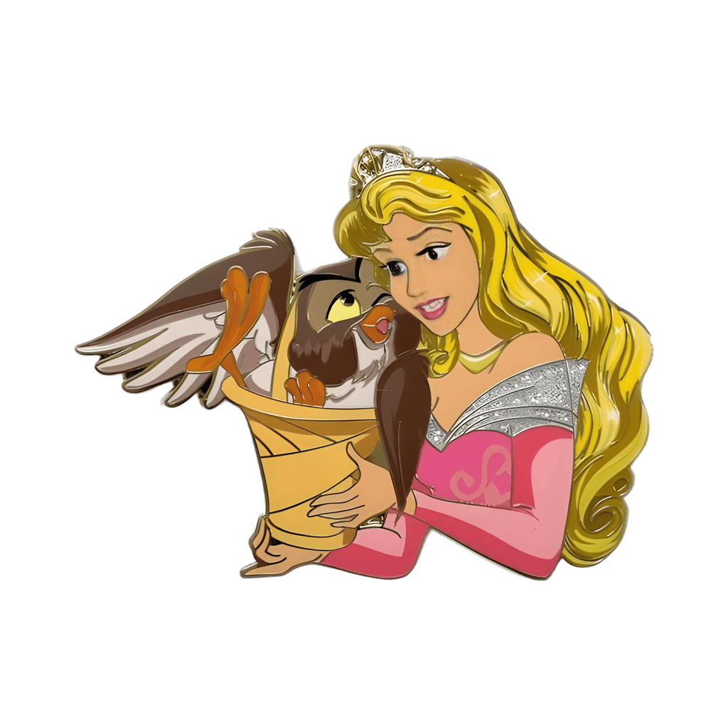 Aurora and Owl Disney pin