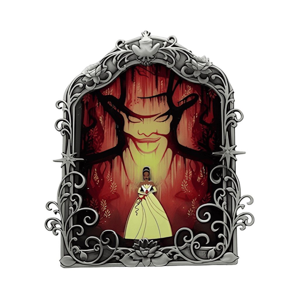 Tiana and Dr. Facilier (Antique Silver) Disney pin
