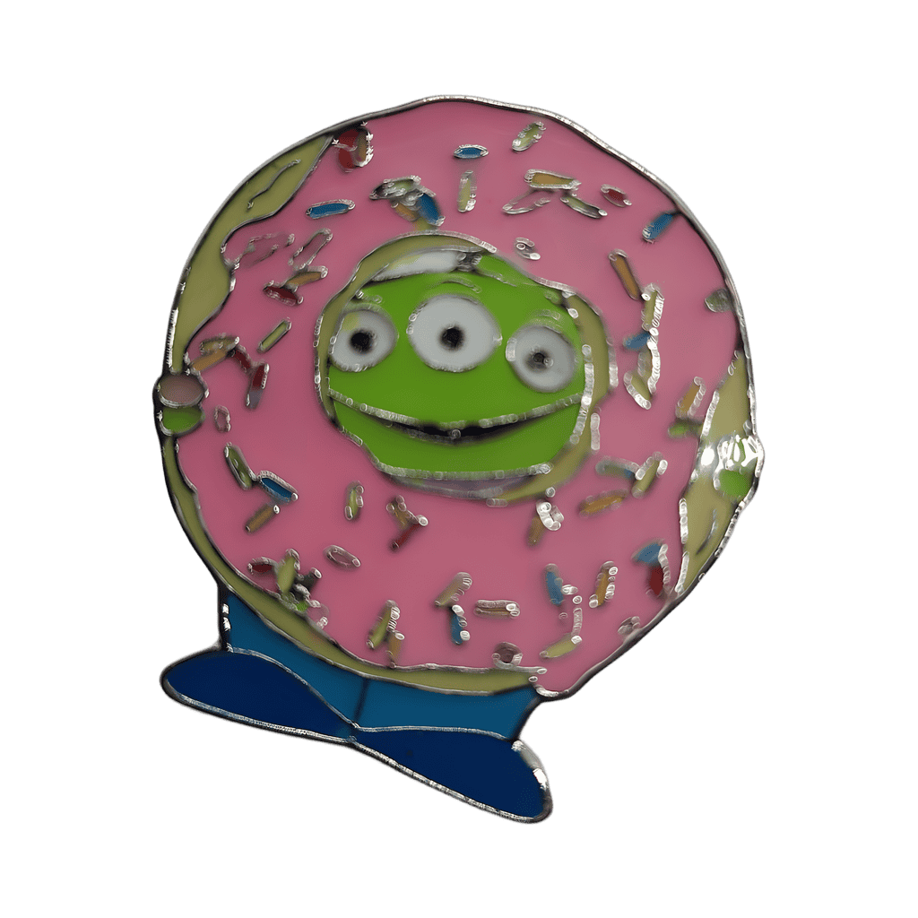 Alien with Donut Disney pin