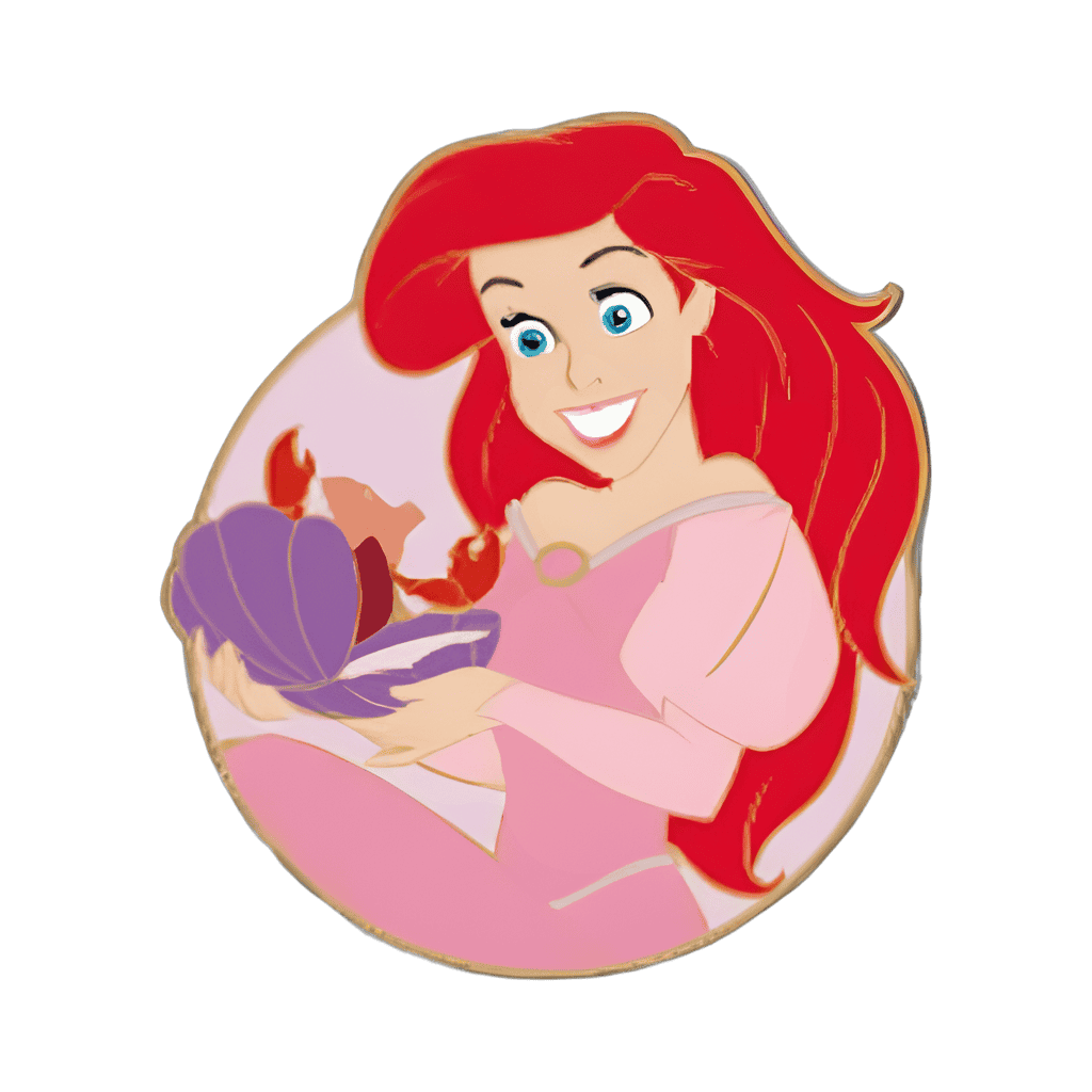 Ariel & Sebastian Disney pin