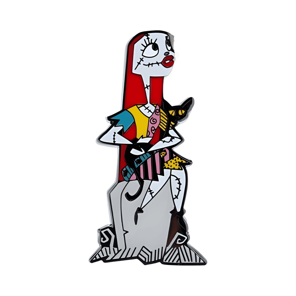 Sally with Black Cat on Tombstone Disney pin
