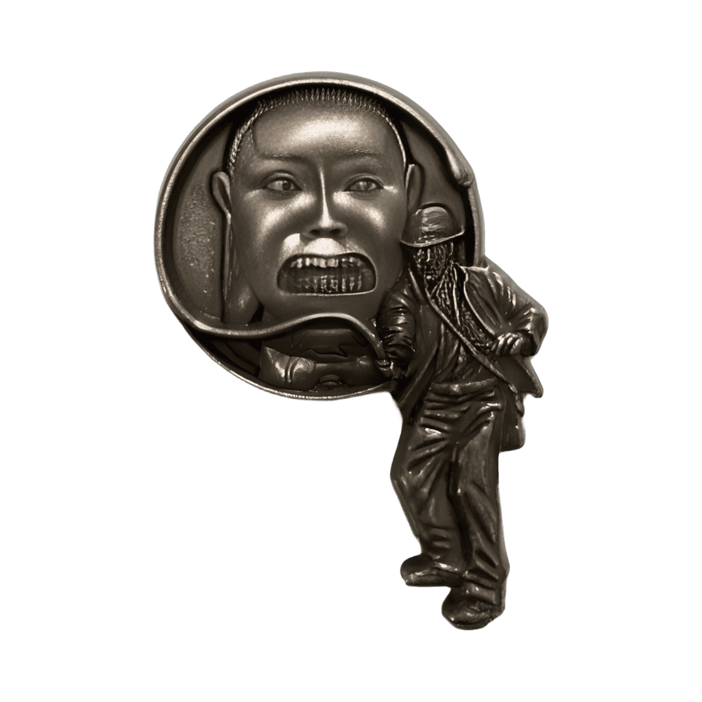 Sculpted Metal Indiana Jones and the Chachapoyan Fertility Idol (Golden Idol) Disney pin