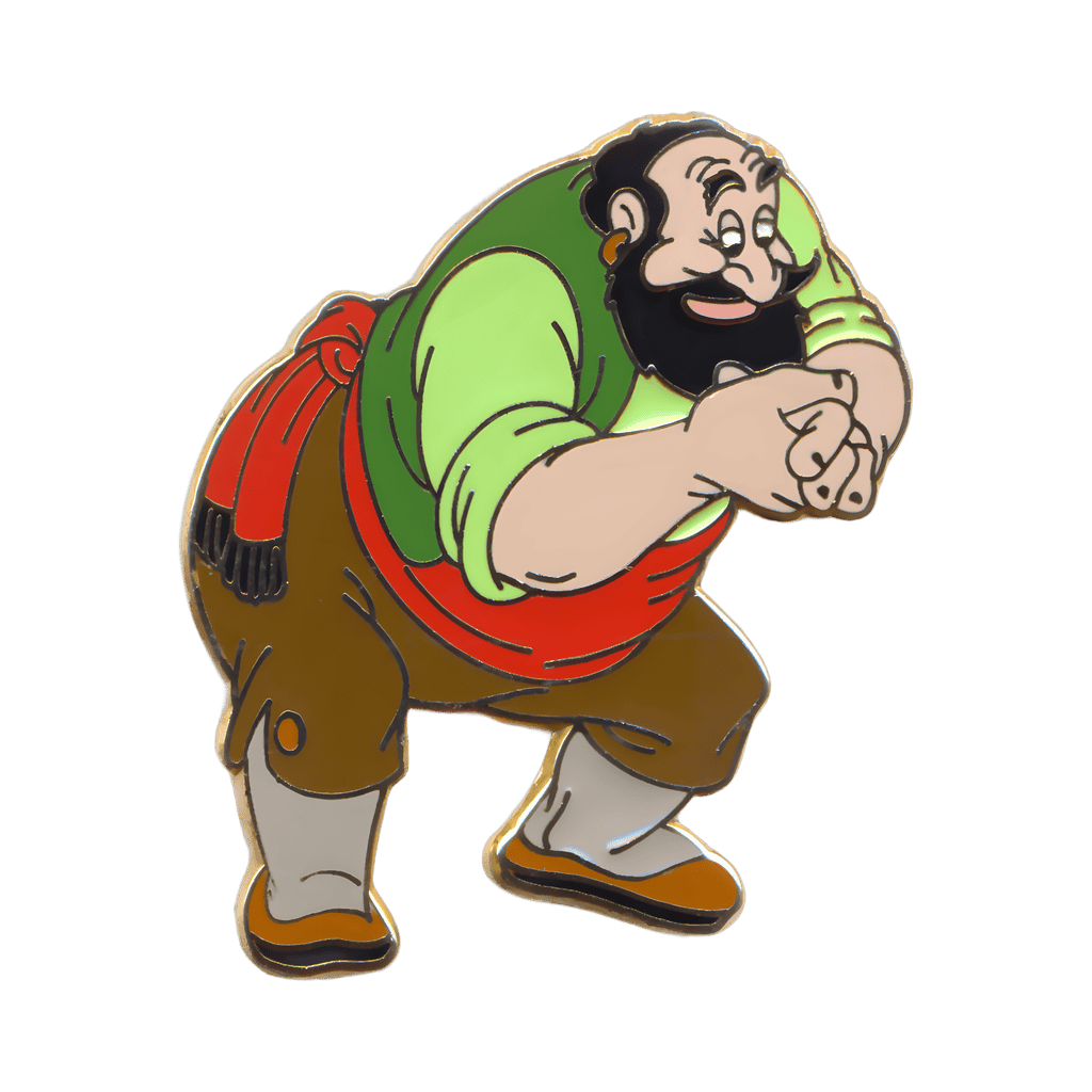 Stomboli Bending Over Disney pin