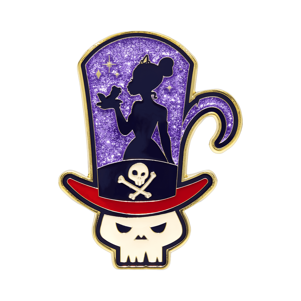 The Princess and The Frog Dr. Facilier Silhouette Glitter Disney pin
