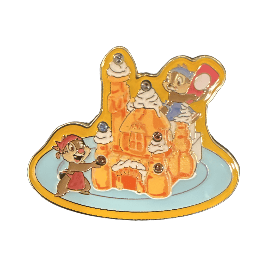Chip and Dale Sandcastle Disney pin
