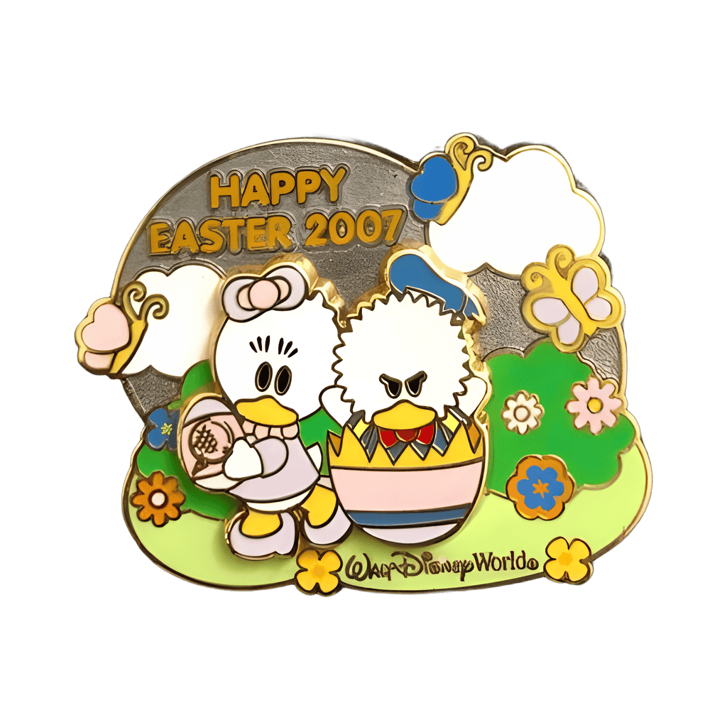 Cute Characters Donald and Daisy Disney pin