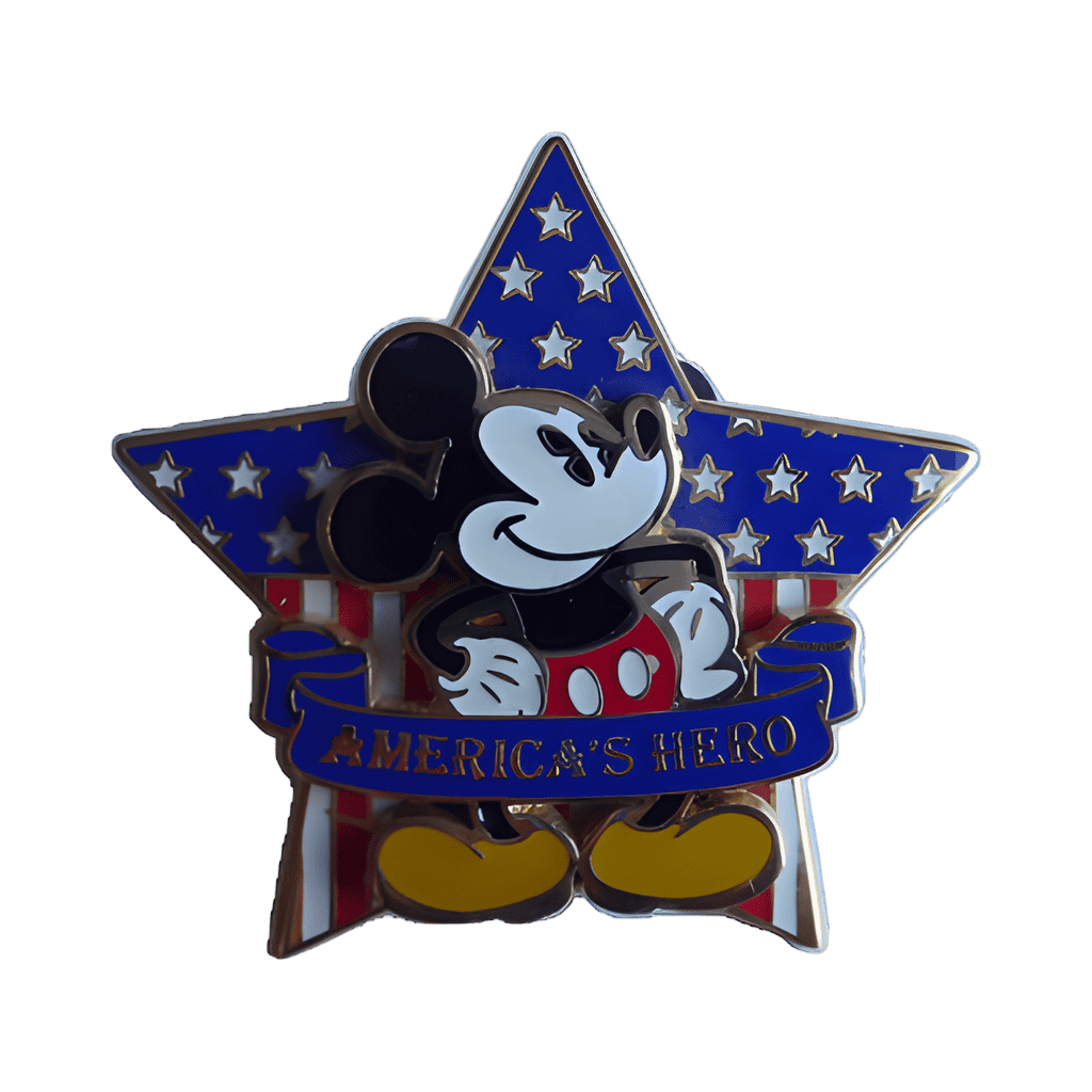 America's Hero - Star Disney pin