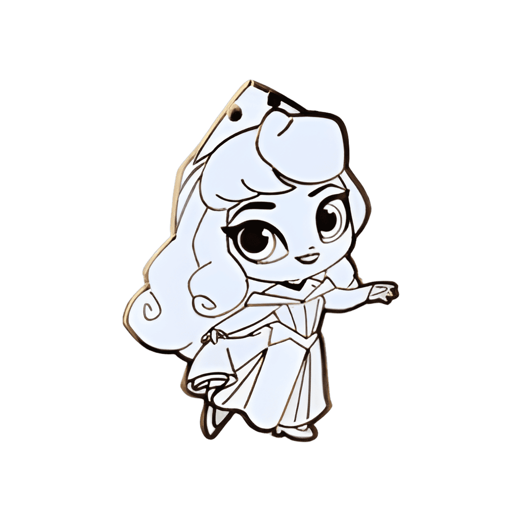 White Out Aurora Disney pin