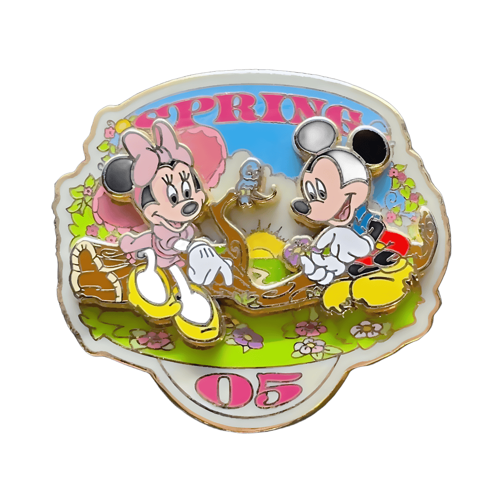Mickey and Minnie Disney pin