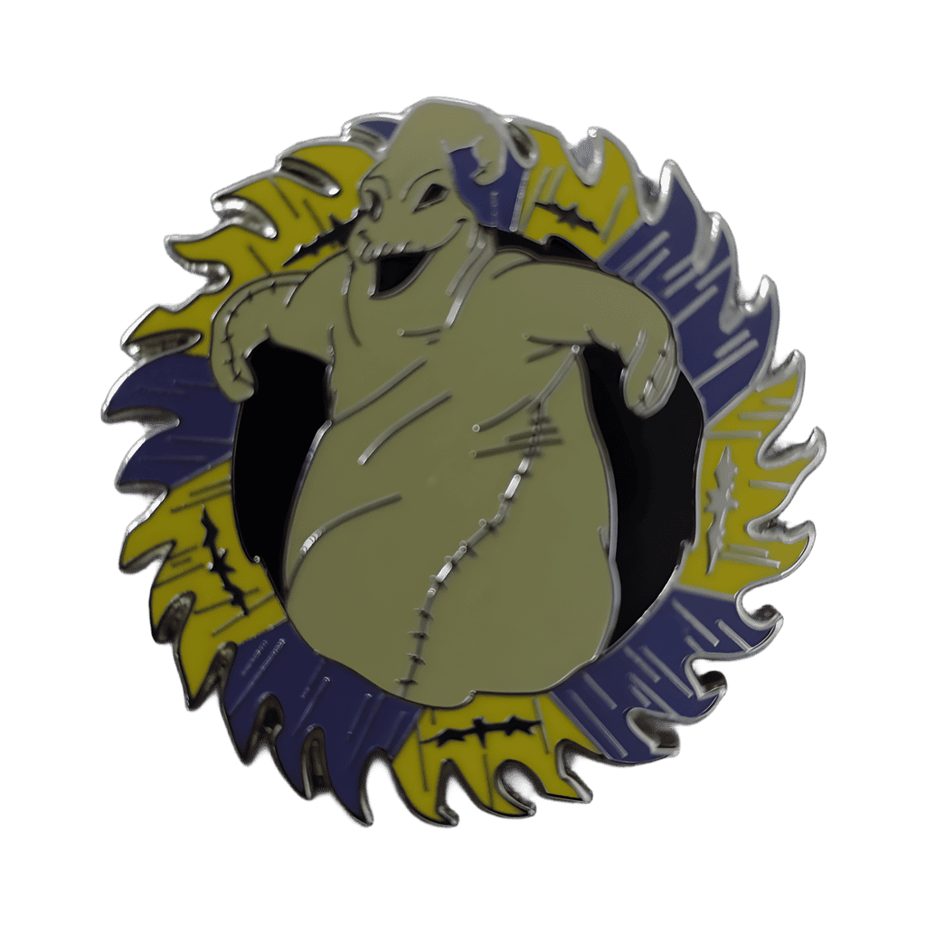 Ooogie Boogie in Green and Purple Sawblade Disney pin