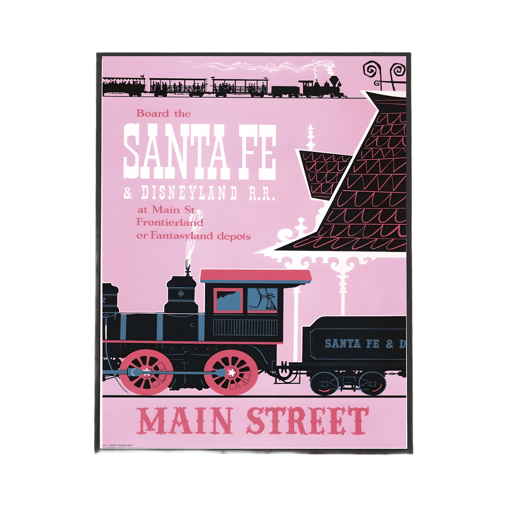 Santa Fe Railroad Disney pin