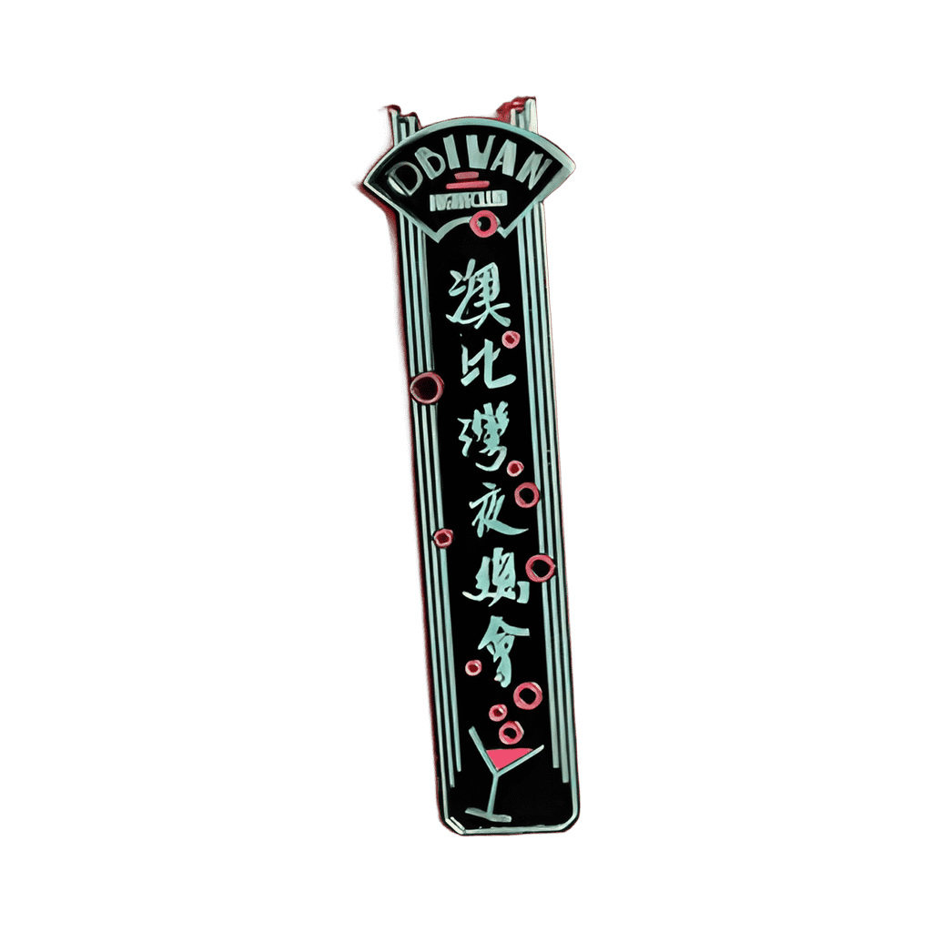 Obi Wan's Nightclub Neon Sign Disney pin