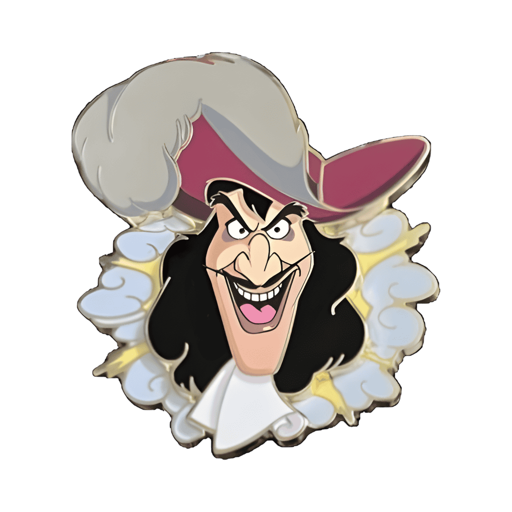 Captain Hook with Cannon Blast Disney pin
