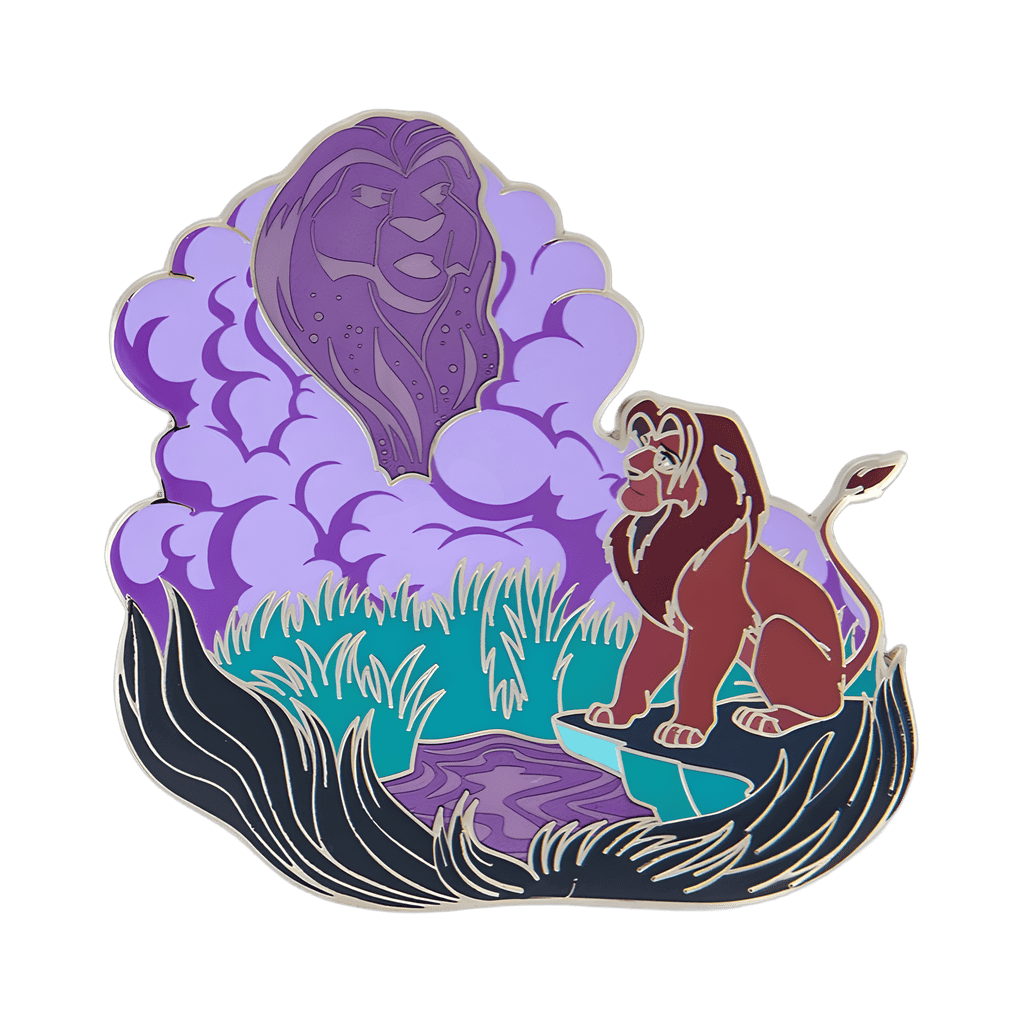 Simba and Mufasa - Version #1 - Purple Disney pin