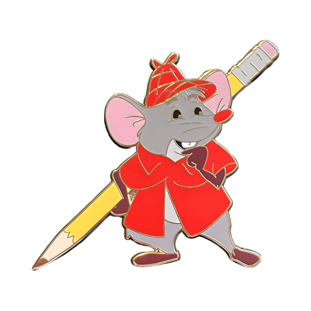 Rouquefort Holding a Pencil Disney pin