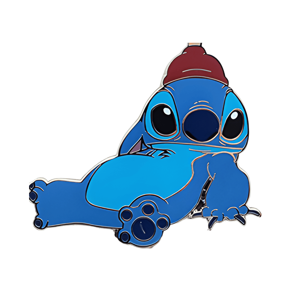 Stitch with plunger Disney pin