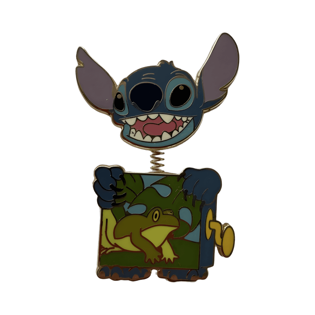Stitch Jack-in-the-Box Disney pin
