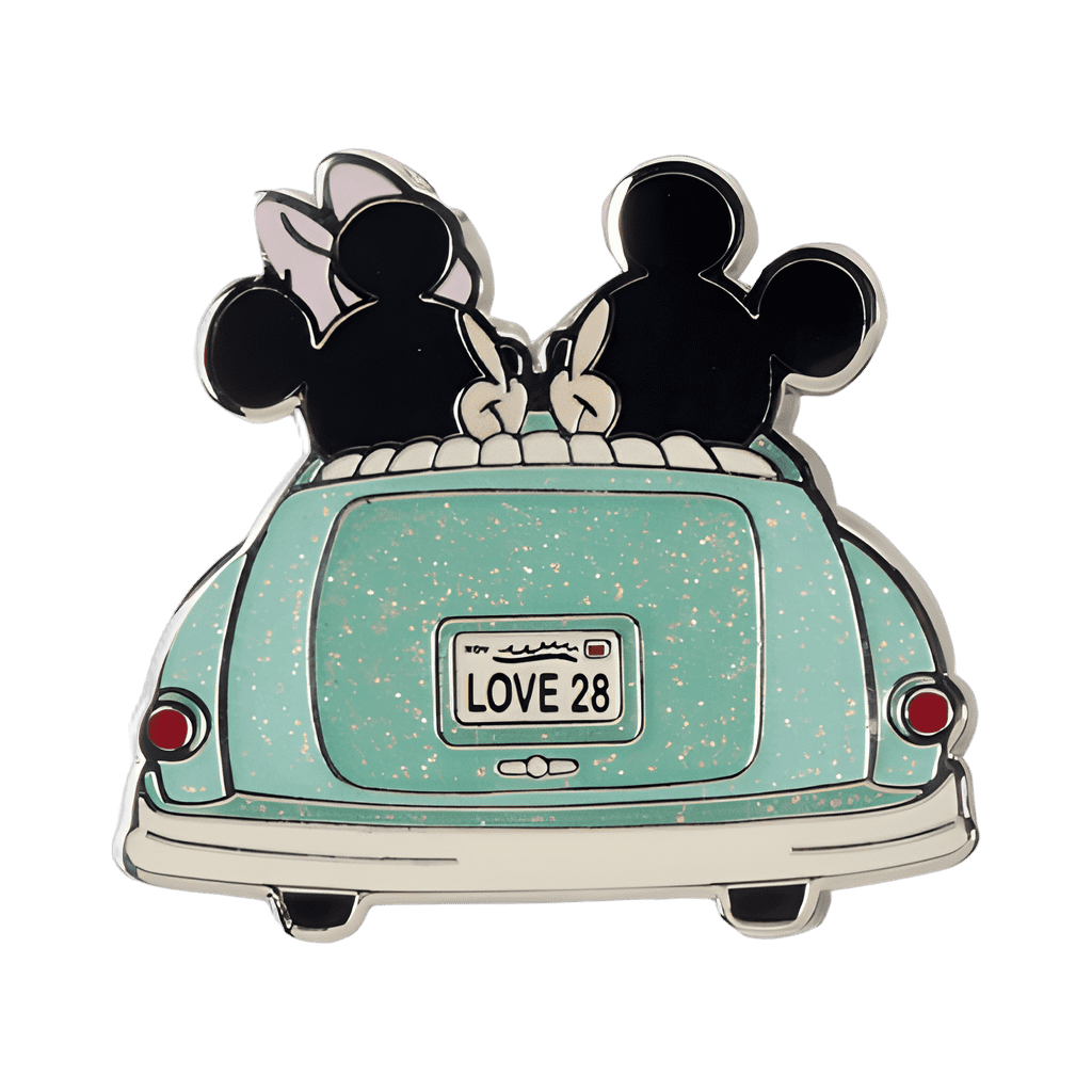 Mickey and Minnie in Their Car Disney pin