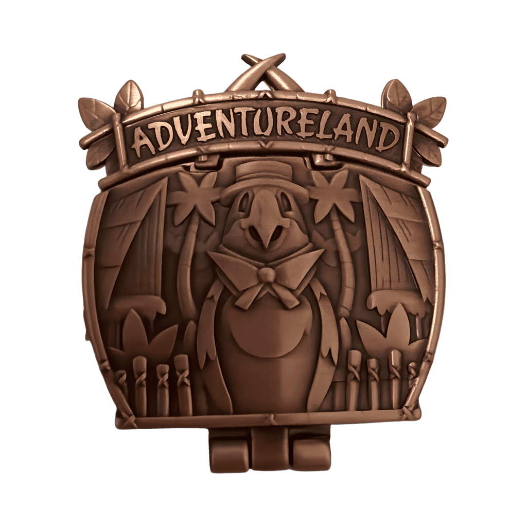 Adventureland Pocket Parks Hinged Pin Disney pin