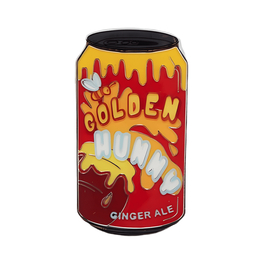 Golden Hunny Ginger Ale Disney pin