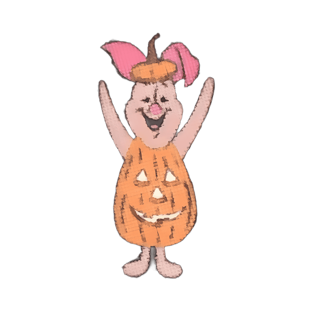 Piglet as a Pumpkin Disney pin