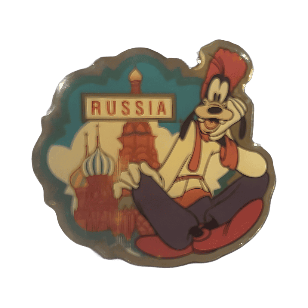 Goofy in Russia Disney pin