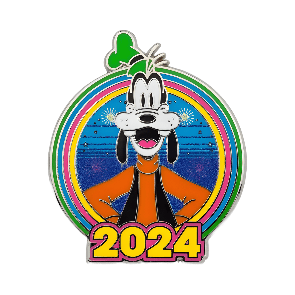 Brave New World Pin Trading Lanyard Starter Set - Goofy Disney pin