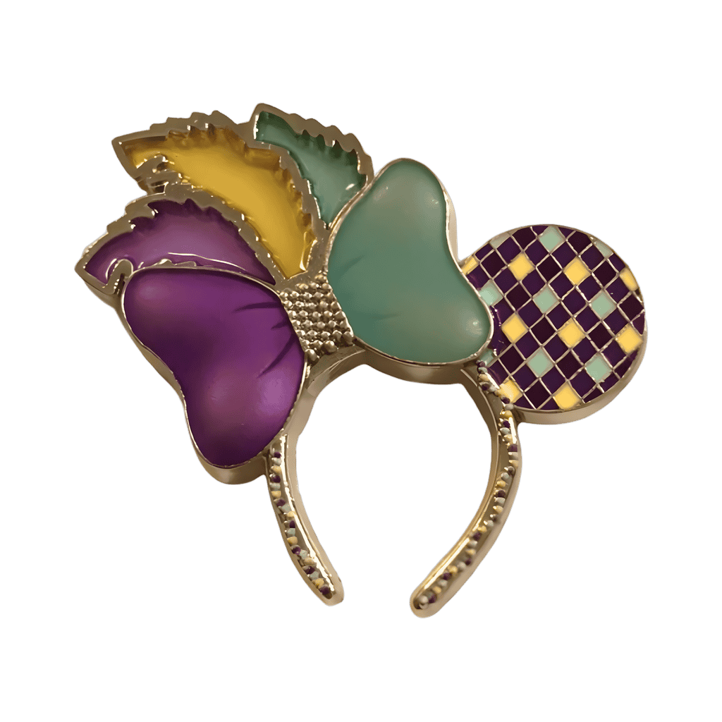 2021 Mardi Gras Minnie Ears Headband Disney pin