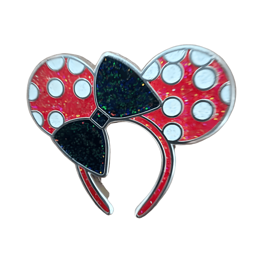 Red and White Polka Dots Disney pin